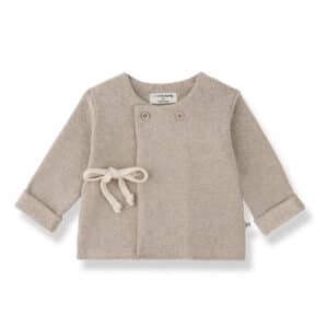 1+ in the Family 1+ In The Family Pessac Nb Shirt Beige 8448262000772 Family AW26 Kleding & Accessoires Baby Bovenstukjes