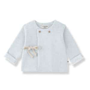 1+ in the Family 1+ In The Family Pessac Nb Shirt Ciel 8448262000734 Family AW26 Kleding & Accessoires Baby Bovenstukjes