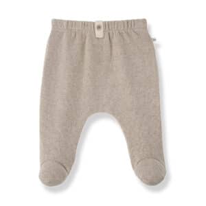 1+ in the Family 1+ In The Family Saignon Leggings W/Feet Beige 8448262000932 Family AW26 Kleding & Accessoires Baby Broeken