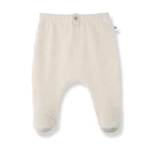 1+ in the Family 1+ In The Family Saignon Leggings W/Feet Ecru 8448262000819 Family AW26 Kleding & Accessoires Baby Broeken