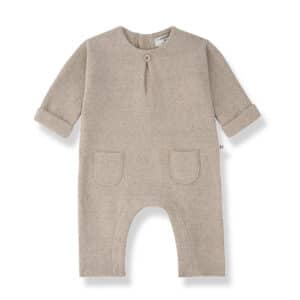 1+ in the Family 1+ In The Family Besancon Jumpsuit Beige 8448262001410 Family AW26 Kleding & Accessoires Baby Pakjes