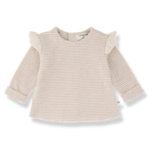 1+ in the Family 1+ In The Family Annecy Blouse Nude 8448262004732 Family AW26 Kleding & Accessoires Baby Bovenstukjes