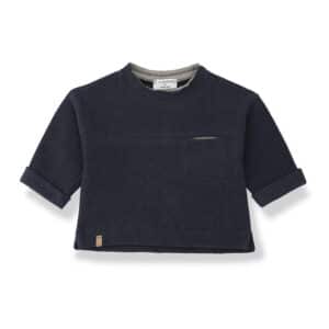 1+ in the Family 1+ In The Family Vercelli Sweater Blue 8448262020114 Family AW26 Kleding & Accessoires Baby Bovenstukjes