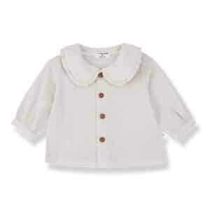 1+ in the Family 1+ In The Family Sarzana Collar Blouse Rice 8448262022354 Family AW26 Kleding & Accessoires Baby Bovenstukjes