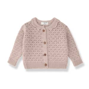 1+ in the Family 1+ In The Family Nimes-Bb Girly Cardigan Nude 8448262024273 Family AW26 Kleding & Accessoires Baby Bovenstukjes