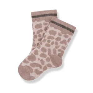 1+ in the Family 1+ In The Family Trieste Intarsia Socks Nude 8448262027960 Family AW26 Kleding & Accessoires Baby Sokjes