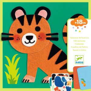 Djeco Djeco Viltborden – Zachte dieren Plakken 3070900000476 Djeco Jul26 Speelgoed & Spellen Knutselen