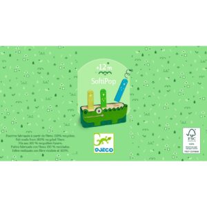 Djeco Djeco SoftiPop Baby Kleuren 3070900064911 Djeco Jul26 Speelgoed & Spellen Babyspeelgoed