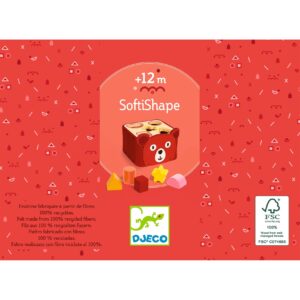 Djeco Djeco SoftiShape Baby Kleuren 3070900064928 Djeco Jul26 Speelgoed & Spellen Babyspeelgoed