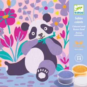 Djeco Djeco Fluwelen pootjes Zand En Glitter 3070900086982 Djeco Jul26 Speelgoed & Spellen Knutselen