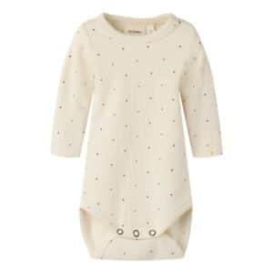 Lil' Atelier Lil' Atelier Body Turtledove Dot 5715946583191 Atelier AW26 Kleding & Accessoires Baby Rompers