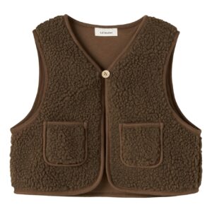 Lil' Atelier Lil' Atelier Sweatvest Teak 5715912696009 Atelier AW26 Kleding & Accessoires Vesten