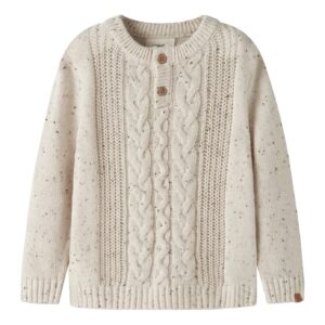 Lil' Atelier Lil' Atelier Gebreide Top Turtledove 5715912693862 Atelier AW26 Kleding & Accessoires Sweaters & Truien