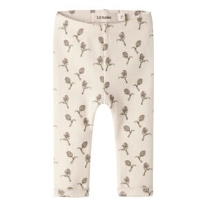 Lil' Atelier Lil' Atelier Legging Turtledove Artichoke 5715912632786 Atelier AW26 Kleding & Accessoires Baby Broekjes
