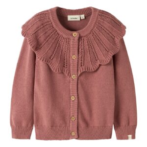 Lil' Atelier Lil' Atelier Gebreid Vest Withered Rose 5715912694326 Atelier AW26 Kleding & Accessoires Vesten