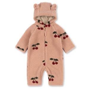 Konges Sløjd Jody Teddy Onesie Ma Grande Cerise Blush