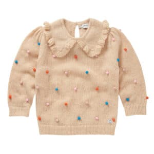 Sproet & Sprout Sweaters Dots Vanilla – sweaters & truien voor kinderen