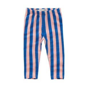 Sproet & Sprout Winter Legging Blue Pink Stripe Blueprint – leggings voor kinderen