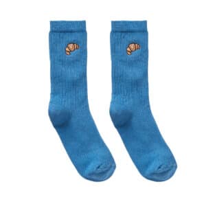 Sproet & Sprout Socks Croissant Blue Chalkboard Blue – sokken & maillots voor kinderen