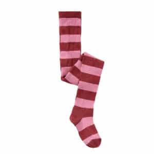 Sproet & Sprout Tights Stripes Garnet Garnet
