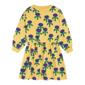 The Campamento The Campamento Blue Daisies Dress - Yellow 8435803424241 Campa AW26 Kleding & Accessoires Rokjes & Jurkjes