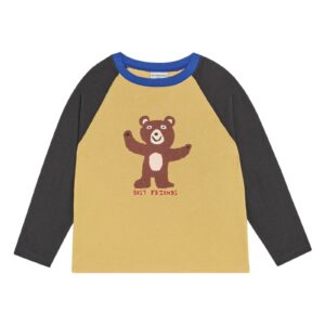 The Campamento The Campamento Bear Color Block Tshirt - Yellow 8435803427204 Campa AW26 Kleding & Accessoires Shirts
