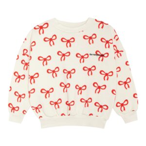 The Campamento The Campamento Big Bows Sweatshirt - Ecru 8435803428720 Campa AW26 Kleding & Accessoires Sweaters & Truien