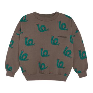 The Campamento The Campamento Snakes Brown Sweatshirt - Brown 8435803428805 Campa AW26 Kleding & Accessoires Sweaters & Truien