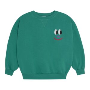 The Campamento The Campamento Smiling Face Green Sweatshirt - Green 8435803428881 Campa AW26 Kleding & Accessoires Sweaters & Truien