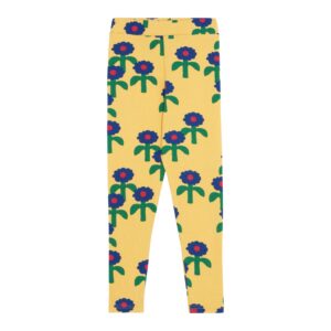 The Campamento The Campamento Blue Daisies Leggings - Yellow 8435803431287 Campa AW26 Kleding & Accessoires Broeken
