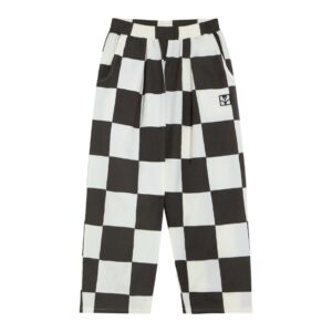 The Campamento The Campamento Checked Trousers - Ecru 8435803431928 Campa AW26 Kleding & Accessoires Broeken
