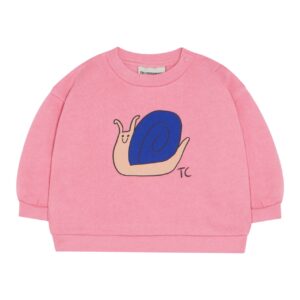 The Campamento The Campamento Snail Baby Sweatshirt - Pink 8435803434653 Campa AW26 Kleding & Accessoires Baby Bovenstukjes