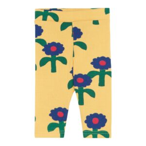 The Campamento The Campamento Blue Daisies Baby Leggings - Yellow 8435803434899 Campa AW26 Kleding & Accessoires Baby Broekjes