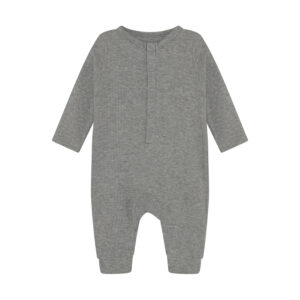 Fixoni Romper Lange Mouw Rib Flint Gray Melange