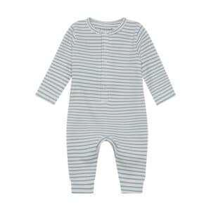 Fixoni Romper Lange Mouw Rib Dusty Blue