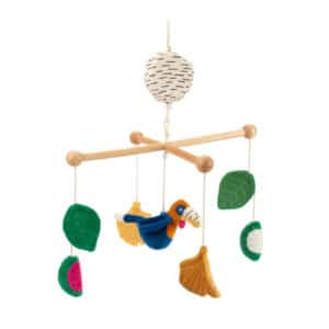 Moulin Roty Moulin Roty Muziekmobiel La forêt Mawa 3575676880562 MoulinAW26 Speelgoed & Spellen Babyspeelgoed