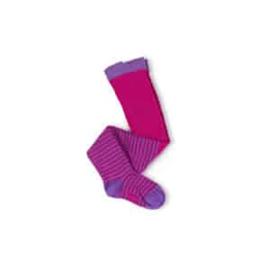 Nixnut Stripe Tights Blueberry Stripe – blauw gestreepte katoenen maillot voor kinderen