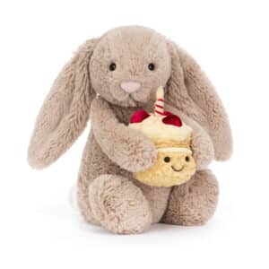 Jellycat Knuffel Bashful Beige Bunny 'Birthday' Original
