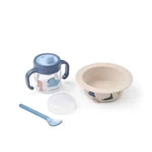 Liewood Becket Kinderservies 3-delig – Dino Roar / Sandy