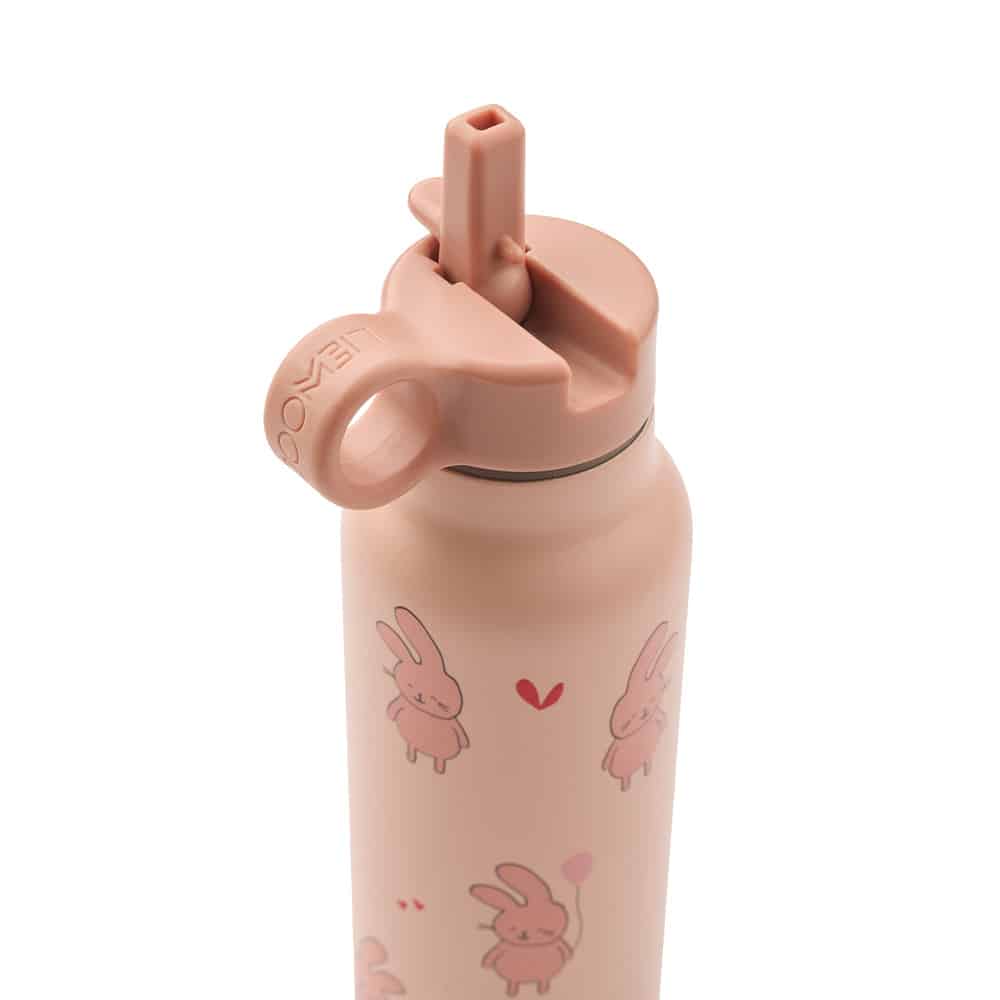 Liewood Falk Thermosfles rvs 350 ml – Wild Child / Rosey - detailfoto 1