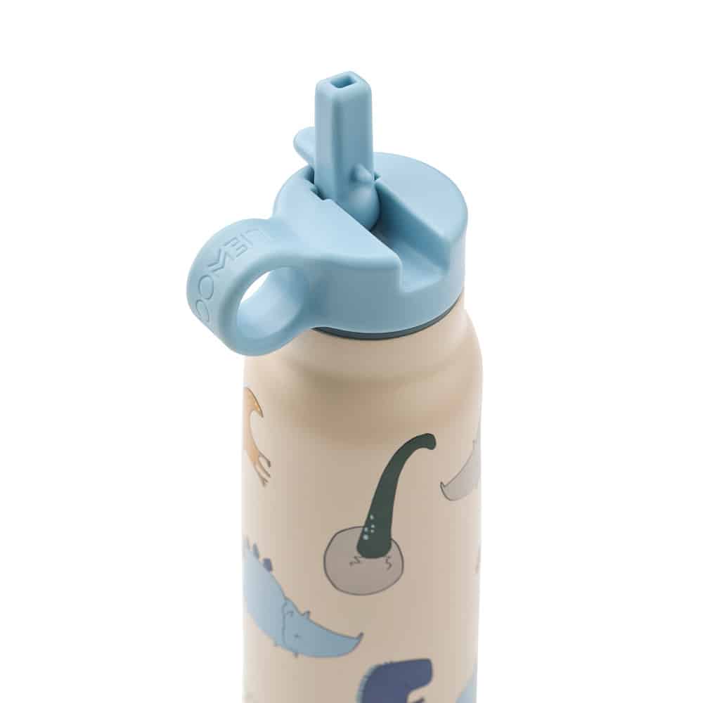 Liewood Falk Thermosfles rvs 350 ml – Dino Roar / Sandy - detailfoto 1