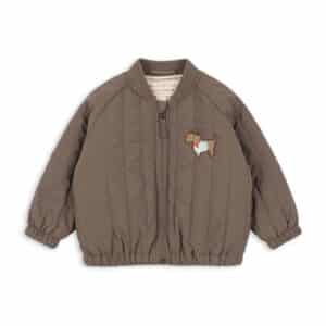 Konges Sløjd Juno Terry Bomber Jacket Walnut