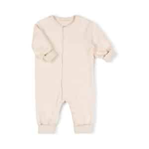 Nixnut Snap Onesie Snow – wit boxpakje met drukknopen voor baby's