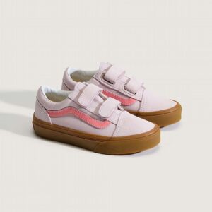 Vans Old Skool V Gum Pale Petal Pink kinderschoen wijs west