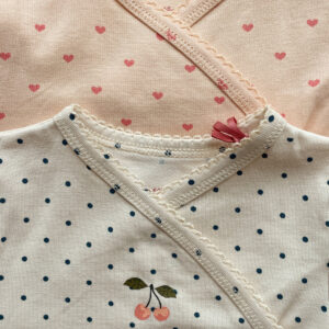 Konges Sløjd Basic Ls Newborn Body Blue Dot - Wijs West
