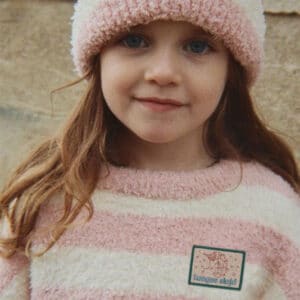 Konges Sløjd Softy Sweater Rosy Stripe - Wijs West