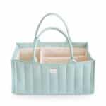 Mushie Diaper Caddy Roman Green