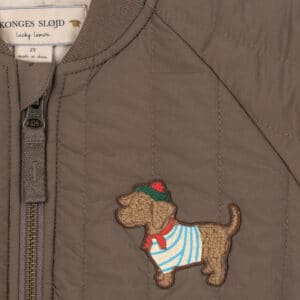 Konges Sløjd Juno Terry Bomber Jacket Walnut - Wijs West