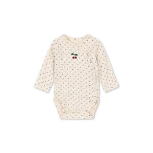 Konges Sløjd Basic Ls Newborn Body Blue Dot - Wijs West