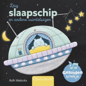 Geluidsknoppen in kartonnen geluidenboek Dag Slaapschip En Andere Ruimtetuigen